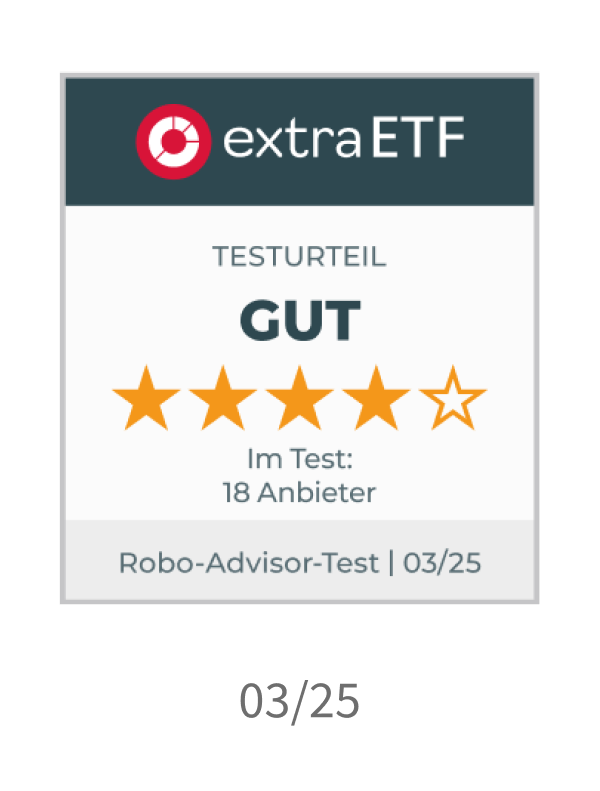 extraETF Auszeichnungssiegel