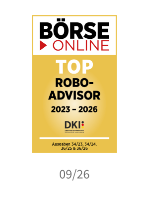 Top-Note beim Robo Advisor Test